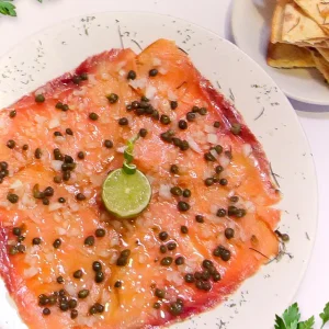 Carpaccio De Salmon Ahumado