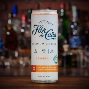 Premium Seltzer Flor De Caña Grapefruit