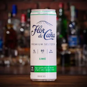 Premium Seltzer Flor De Caña Lime