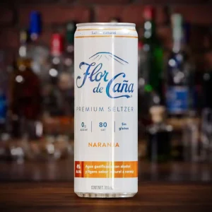 Premium Seltzer Flor De Caña Naranja